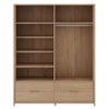 Guarda Roupa Casal Madeira Macica Taeda 4 Portas 178 cm 3305U Tauari Festra
