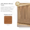 Guarda Roupa Casal Madeira Macica Taeda 4 Portas 178 cm 3305U Tauari Festra