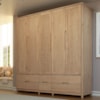 Guarda Roupa Casal Madeira Macica Taeda 5 Portas 220 cm 3306U Tauari Festra