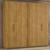 Guarda Roupa Casal Miro 6 Portas 250 cm Cumaru Madetec