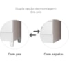Guarda Roupa Casal Panama 6P 153 cm Branco Moval