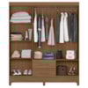 Guarda Roupa Casal Panama 6P 153 cm Carvalho Moval