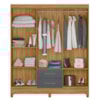 Guarda Roupa Casal Panama 6P 153 cm Freijo Cinza Moval