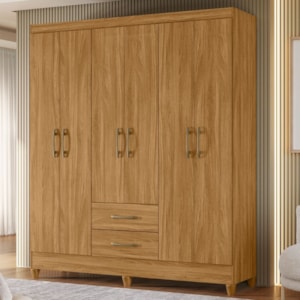 Guarda Roupa Casal Panama 6P 153 cm Freijo Moval