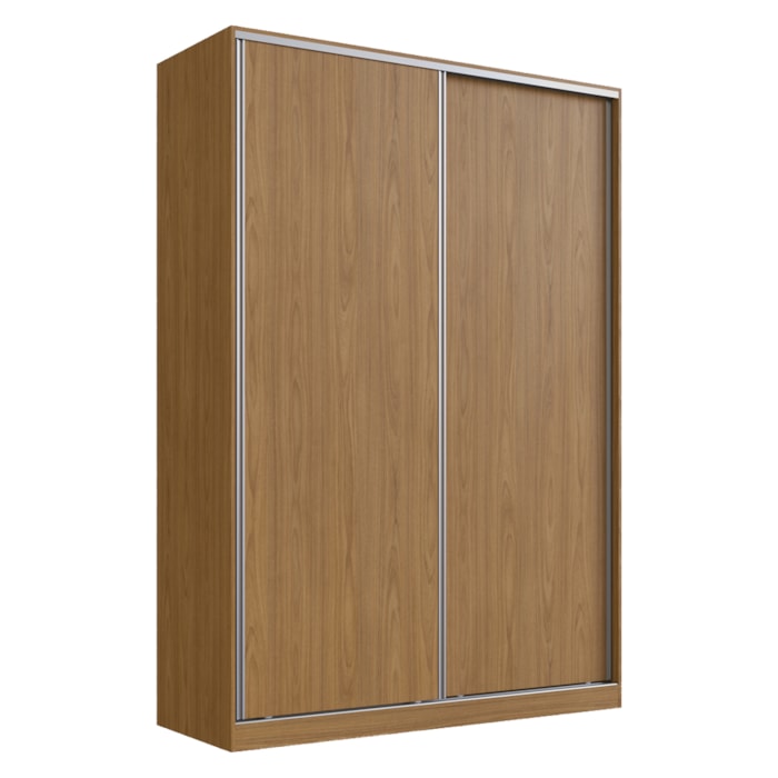 Guarda Roupa Casal RC2002 MDF 2 Portas 165 cm Freijó Natura NOVAM