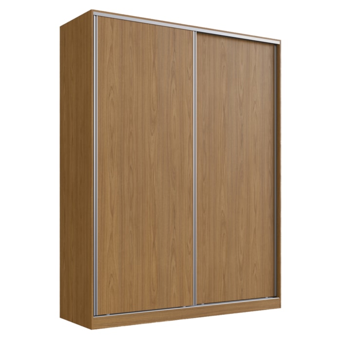 Guarda Roupa Casal RC2003 MDF 2 Portas 183 cm Freijó Natura NOVAM