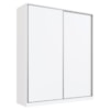 Guarda Roupa Casal RC2006 MDF 2 Portas 200 cm Branco NOVAM