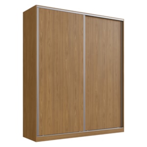 Guarda Roupa Casal RC2006 MDF 2 Portas 200 cm Freijó Natura NOVAM