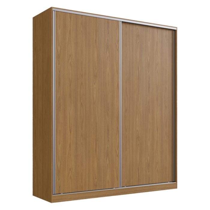 Guarda Roupa Casal RC2006 MDF 2 Portas 200 cm Freijó Natura NOVAM