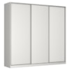 Guarda Roupa Casal RC3001 MDF 3 Portas 247 cm Branco NOVAM