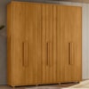 Guarda Roupa Casal Veronese 6 Portas 230 cm Cinamomo Madetec