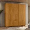 Guarda Roupa Casal Veronese 6 Portas 230 cm Cinamomo Madetec