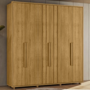 Guarda Roupa Casal Veronese 6 Portas 230 cm Cumaru Madetec