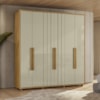 Guarda Roupa Casal Veronese 6 Portas 230 cm Cumaru Opala Madetec