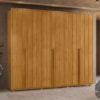 Guarda Roupa Casal Volpi 6 Portas MDF 278 cm Cinamomo Madetec