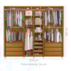 Guarda Roupa Casal Volpi 6 Portas MDF 278 cm Cumaru Madetec
