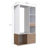 Guarda Roupa Closet 183X100cm Branco Montana PRODDY