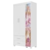 Guarda Roupa Infantil 3 Portas 2 Gavetas MDF 89 cm Livia Carruagem Decmade