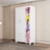 Guarda Roupa Infantil 3 Portas 2 Gavetas MDF 89 cm Livia Princesas Decmade