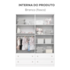 Guarda Roupa Infantil 4 Portas 159 cm Americano Branco Henn