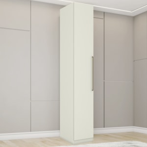 Guarda Roupa Modulado 1 Porta 241x40 cm Seletto Areia Henn