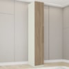 Guarda Roupa Modulado 1 Porta 241x40 cm Seletto Areia Jequitiba Henn