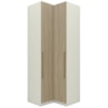 Guarda Roupa Modulado 2 Pecas 241x80 cm Seletto Areia Jequitiba Henn