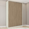 Guarda Roupa Modulado 2 Portas 241x159 cm Seletto Areia Jequitiba Henn