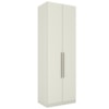 Guarda Roupa Modulado 2 Portas 241x80 cm Seletto Areia Henn