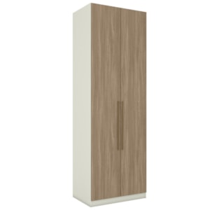 Guarda Roupa Modulado 2 Portas 241x80 cm Seletto Areia Jequitiba Henn