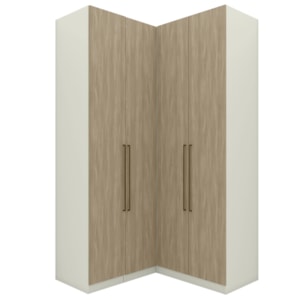 Guarda Roupa Modulado 3 Pecas 241x120 cm Seletto Areia Jequitiba Henn