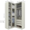 Guarda Roupa Modulado 3 Pecas 241x120 cm Seletto Areia Jequitiba Henn