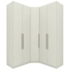 Guarda Roupa Modulado 3 Pecas 241x162 cm Seletto Areia Henn