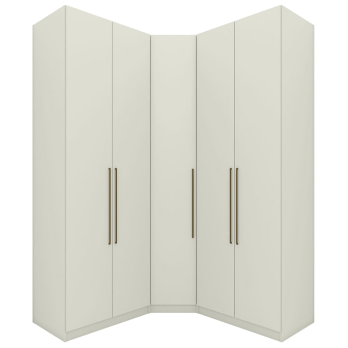 Guarda Roupa Modulado 3 Pecas 241x162 cm Seletto Areia Henn