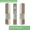 Guarda Roupa Modulado 3 Pecas 241x224 cm Seletto Areia Jequitiba Henn