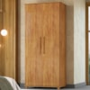 Guarda Roupa Multiuso 2 Portas 189x82 cm Portugal Cedro RUDK