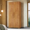 Guarda Roupa Multiuso 2 Portas 189x82 cm Portugal Cedro RUDK