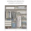 Guarda Roupa Solteiro 2 Portas Com Espelho 200 cm Verg Branco HENN