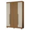 Guarda Roupa Solteiro 2030240 4 Portas 154 cm Atacama Areia ARMoveis