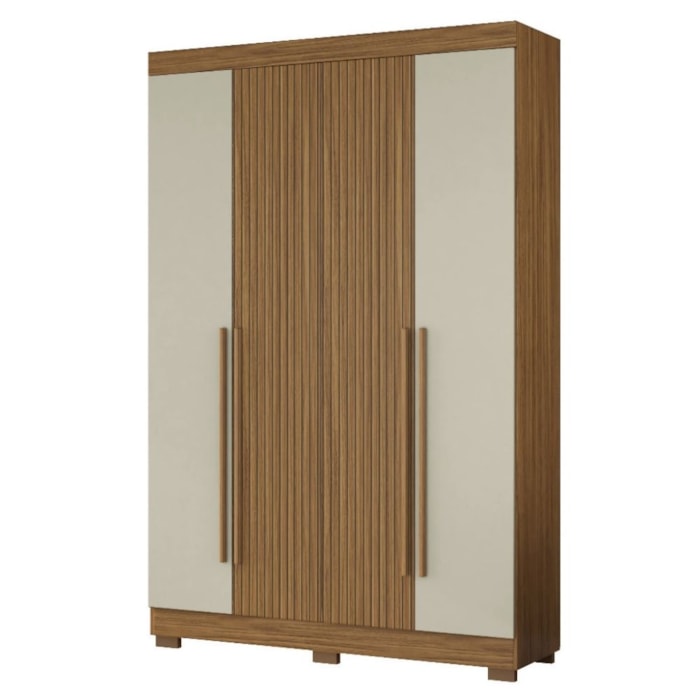 Guarda Roupa Solteiro 2030240 4 Portas 154 cm Atacama Areia ARMoveis
