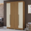 Guarda Roupa Solteiro 2030240 4 Portas 154 cm Atacama Areia ARMoveis