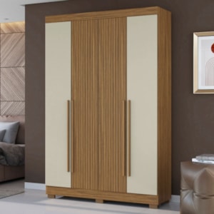 Guarda Roupa Solteiro 2030240 4 Portas 154 cm Atacama Areia ARMoveis