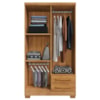 Guarda Roupa Solteiro 4 Portas 2 Gavetas 188x99 cm Madri Cedro RUDK