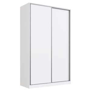 Guarda Roupa Solteiro RC2004 MDF 2 Portas 147 cm Branco NOVAM