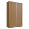 Guarda Roupa Solteiro RC2004 MDF 2 Portas 147 cm Freijó Natura NOVAM