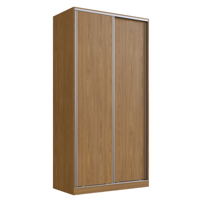 Guarda Roupa Solteiro RC2005 MDF 2 Portas 120 cm Freijó Natura NOVAM