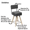 Kit 02 Cadeiras Barcell Corano Preto Sone