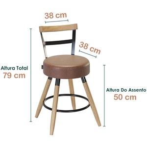 Kit 04 Cadeiras Mosc Corano Cafe Sone