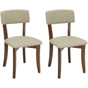 Kit 2 Cadeira Decorativa Estofada Luar Pes Madeira Pinhao Nacc Kit 2 Cadeira Decorativa Estofada Luar Pes Madeira Pinhao Nacc