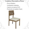 Kit 2 Cadeira Decorativa Royal Pes Madeira Amendoa Nacc